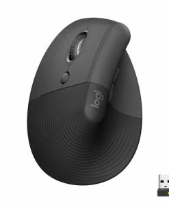 Promo 👍 Logitech Lift Left Ergonomique Silencieuse - Graphite ⭐