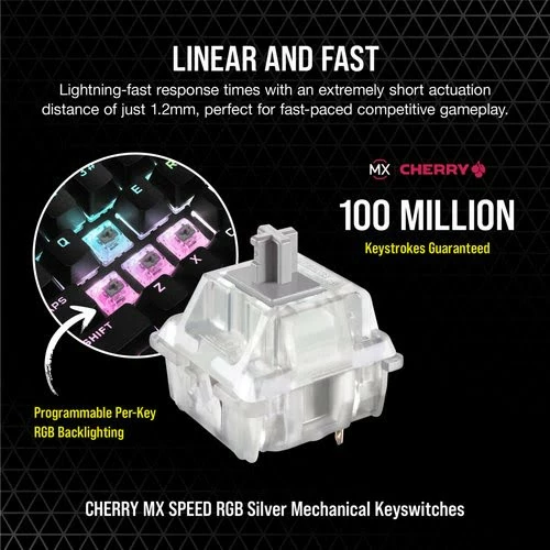 Bon marché ⌛ Corsair K70 RGB TKL Champion Series 🔥 5 Bon marché ⌛ Corsair K70 RGB TKL Champion Series 🔥 – Image 5