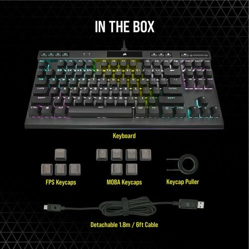 Bon marché ⌛ Corsair K70 RGB TKL Champion Series 🔥 8 Bon marché ⌛ Corsair K70 RGB TKL Champion Series 🔥 – Image 8