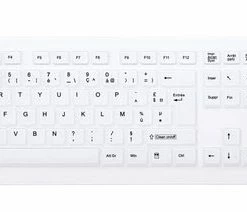 Meilleure affaire 👍 Cherry Wireless Keyb Standard Washable USB Whit 👏