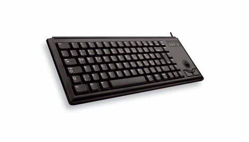 De gros 🎉 Cherry G84-4400 TRACKBALL KEYBOARD Clavier Filaire Miniature, Trackball, USB, Noir, AZERTY - FR 😉 3 De gros 🎉 Cherry G84-4400 TRACKBALL KEYBOARD Clavier Filaire Miniature, Trackball, USB, Noir, AZERTY - FR 😉 – Image 3
