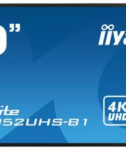 Meilleure vente 🧨 Iiyama LH5052UHS-B1 - 50 VA/4K/8ms/VGA/DVI/HDMI/LAN 🧨