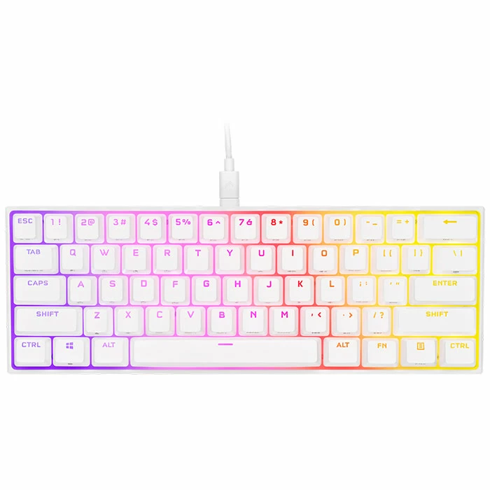 Meilleure affaire 🌟 Corsair K65 RGB Mini (Blanc) - CH-9194110-FR 🤩 1 Meilleure affaire 🌟 Corsair K65 RGB Mini (Blanc) - CH-9194110-FR 🤩